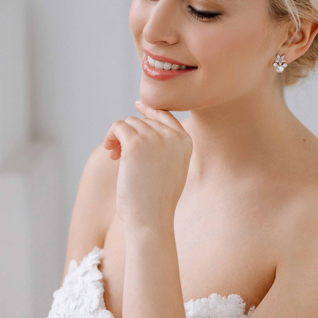 Ensemble Fleur Perla Or Rose