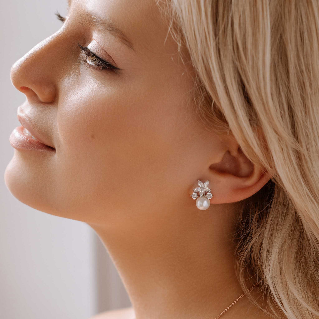 Ensemble Fleur Perla Silver