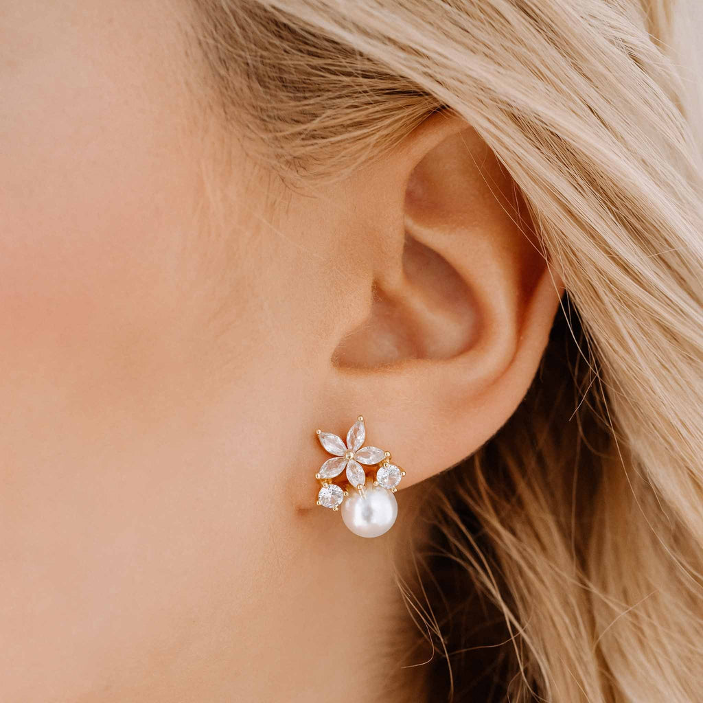 Ensemble Fleur Perla Gold
